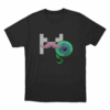 M Eye Mustache T Shirt Black