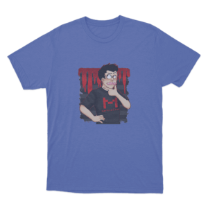 Markiplier Art T Shirt Blue