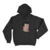 Mustache Guy Hoodie Black 3