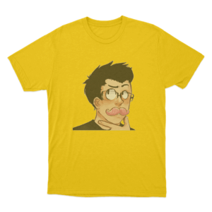 Mustache Guy T Shirt Yellow
